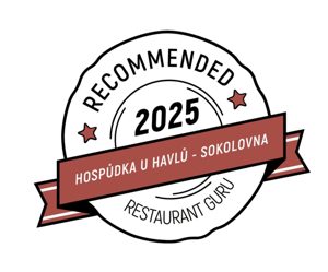 Ocenění Restaurant Guru – doporučeno 2025